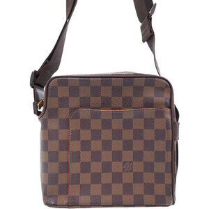 Louis Vuitton Damier Ebene Brown Olaf Shoulder Bag